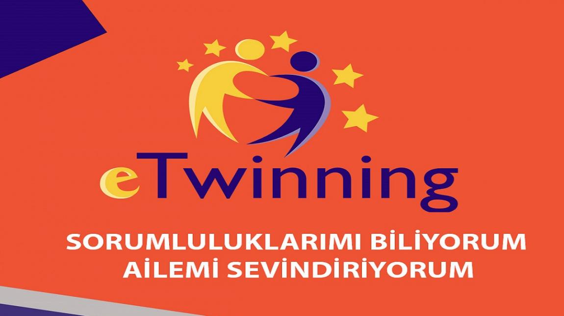 e-twinning projemiz SORUMLULUKLARIMI BİLİYORUM AİLEMİ SEVİNDİRİYORUM